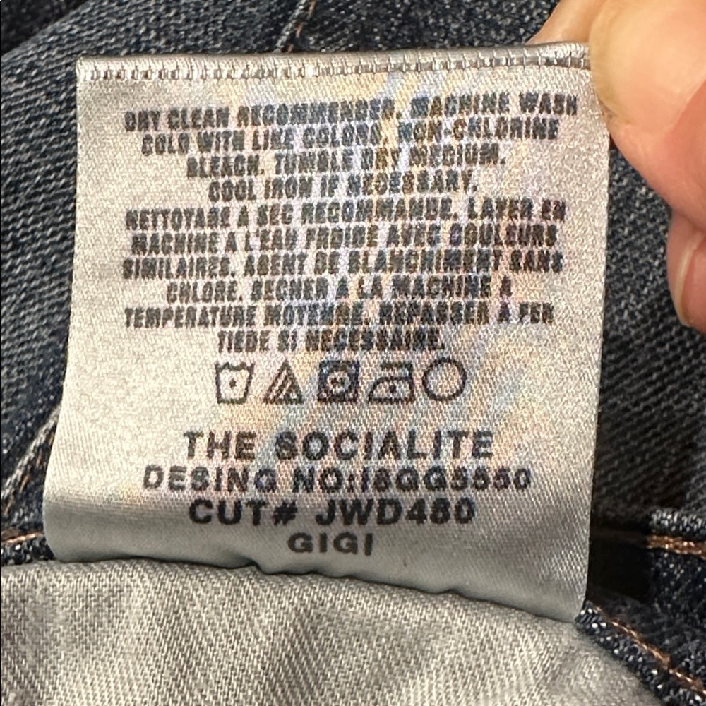 JOE’S The Socialite Gigi Cropped Capri Denim Jeans in Blue Size 26 - Picture 11 of 11